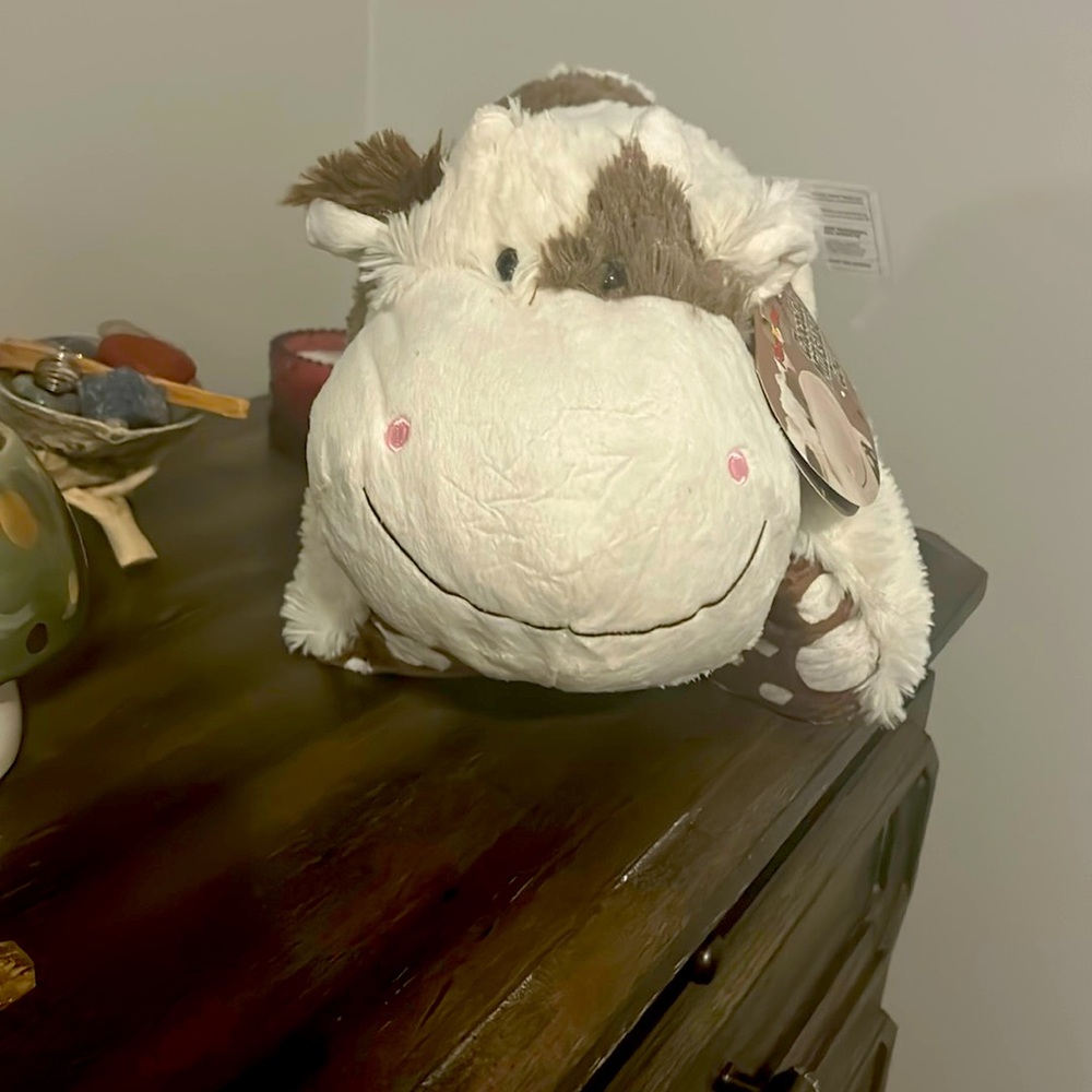 Pillow Pet Chocolate Milkshake Cow